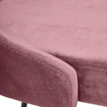 Обеденный стул Tetchair LAVANDA (Ткань,Металл/Коралловый,Черный) 14341