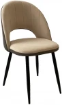 Стул 217 микровелюр V02/ к/з STONE, ножки черные Dikline 00-00048522