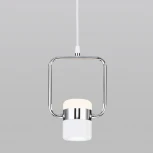 Подвесной светильник Eurosvet Oskar 50165/1 LED хром/белый