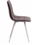 Стул CHILLY (mod. 7095-1) ткань/металл, 45x53х88 см, высота до сиденья 50 серый barkhat 26/белый Tetchair 17243