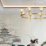 Подвесная люстра Lotos D80 8 Lamps ImperiumLoft Lotos01 (140837-26) (220V, на тросе)