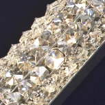 Хрустальный настенный линейный светильник Lussole Stintino LSL-8701-03 (220V, IP21)