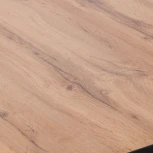 Стол MALTIDO ЛДСП/HPL/металл, 130 х 75+30 75 см, Дуб Вотан/чёрный Tetchair 19745