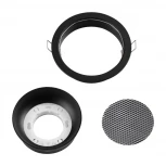 Светильник встраиваемый Novotech Gemini 371004 черный IP20 GX53 12W 220V