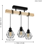 Подвесной светильник Eglo Townshend 5 43131