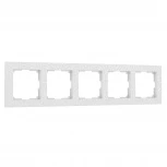 Рамка на 5 постов Hammer (белый) Werkel W0052401 (a052529)