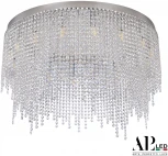 Потолочная люстра хрустальная APL LED Sicilia SH02.73.D.Ni.E14.PK