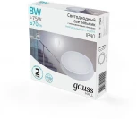 Настенно-потолочный светильник Gauss Hall 193411208-S (LED, 220V, IP40)