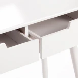 Туалетный столик с зеркалом и табуретом Secret De Maison FABRON (mod. TT-DT033) Белый (White) (МДФ+сосна)