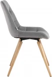 Стул Stool Group Флекс на деревянных ножках велюр серый УТ000035934