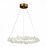 Подвесная люстра ST Luce Lucchero SL6105.203.01 (LED, 220V, хрусталь, пульт управления, на тросе, кольцо)