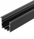 Профиль LINIA49-F-S-2500 BLACK (Arlight, Алюминий) 041874