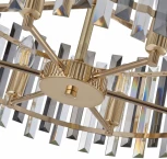 Потолочная люстра хрустальная на штанге Arte Milano Sorrento-5209 375209/6/80/490 GD (220V)