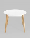 Стол Stool Group Rondo 100-135*100 бук/белый УТ000035280