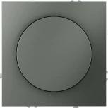 Диммер поворотно-нажимной 600 Вт (титан) Voltum S70 VLS070306