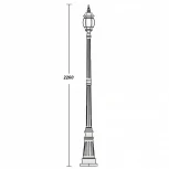 Наземный фонарь Oasis Light 83409S W
