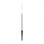 Грунтовой светильник светодиодный KT-CATALI-BOLL-H400-0.5W Warm3000 (BK, 160 deg, 24V) (Arlight, IP65 Металл) 050681