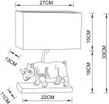 Интерьерная настольная лампа Arte Lamp Clark A4376LT-1BS