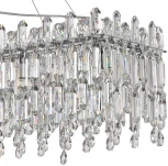 Подвесная большая люстра Legacy 2158/09/12PL (220V, хрусталь, на тросе)