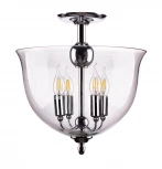 Потолочная люстра Crystal Lux Atlas PL4 CHROME (220V, подсвечник, свеча)