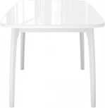 Стол М15 белый/стекло белое optiwhite Dikline 00-00060576