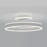 Потолочная люстра на штанге Citilux Дуэт CL719740 (регулировка яркости, LED, 220V, пульт управления, кольцо)