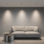 Встраиваемый светильник светодиодный Elektrostandard Forte 25071/LED 15W 4000K титан (220V, круглые)