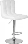 Стул барный DOBRIN CANDY (белый) 5006-LM CANDY, цвет сиденья белый, основания хром