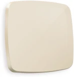 Лицевая панель Ambrella Volt OMEGA (Бежевый глянец) для 1-клавишных выключателей QUANT OP3010