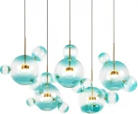 Подвесной светильник Loft It Bolle 2027-S5 Blue (LED, 220V, на проводе, шар, молекулы)