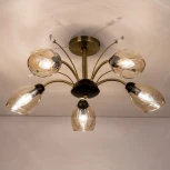 Потолочная люстра на штанге Citilux Комета CL108155 (220V, шарики)