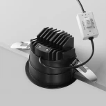 Встраиваемый светильник круглый Maytoni Parete DL100-12W2.7-3-4K-RD-B (LED, 220V, круглые)