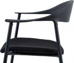 Стул Eila с подушкой пластик черный Stool Group арт.УТ000039776