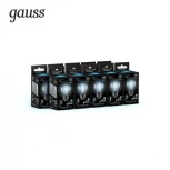 Лампочка светодиодная E27 5 Вт 450 lm 4100K нейтральное белое свечение Gauss Filament 105802205