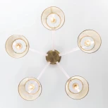 Потолочная люстра Eurosvet Alicante 60082/5 золотая бронза