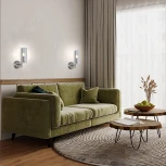 Бра Escada Corsa 1146/1A 1x40Вт E14, металл/стекло, хром, прозрачный плафон