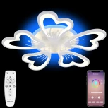 Потолочная люстра светодиодная LED LAMPS 81133, 120W, белый, LED с RGB подсветкой