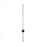 Настенный светильник светодиодный с диммером и сенсорным выключателем Lumion Bram 8310/14WL серебро, металл/силикон LED 14W 3000/4000/7000K 220V (регулировка яркости)