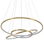 Подвесной светодиодный светильник ярусный Newport 15000 15303N/S brass (220V, на проводе, кольцо)