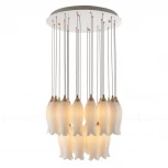 Потолочная люстра каскадная Cloyd Argana 11235 (цветы, птички)