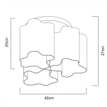 Потолочный светильник Arte Lamp Serenata A3479PL-3CC