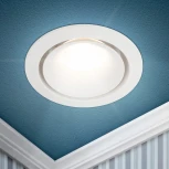 Встраиваемый точечный светильник ЭРА KL100 WH (12V, круглые)