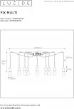 Подвесной светильник Lucide Fix Multi 08408/10/30