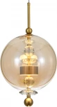 Подвесной светильник (11055/1P Amber) Indigo Illusione V000188L (LED, 220V, на проводе, шар)