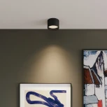 Точечный светильник накладной светодиодный Elektrostandard Banti 25123/LED 13W 3000K черный (220V, круглые)