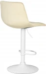 Стул барный Dobrin TAILOR WHITE (бежевый велюр (MJ9-10))