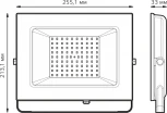 Прожектор уличный Gauss Elementary 613100110 (LED, 220V, IP65)