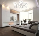 Потолочная люстра с пультом, светодиодная Natali Kovaltseva Star LED LAMPS 81239