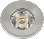 Встраиваемая подсветка ступеней лестницы светодиодная AM Group AM239 AL 1W (220V, круглые, IP44)