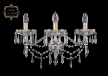 Бра Art Classic 10.23 10.23.3.200.XL.Br.Dr (220V, хрусталь, подвески, подсвечник, свеча)